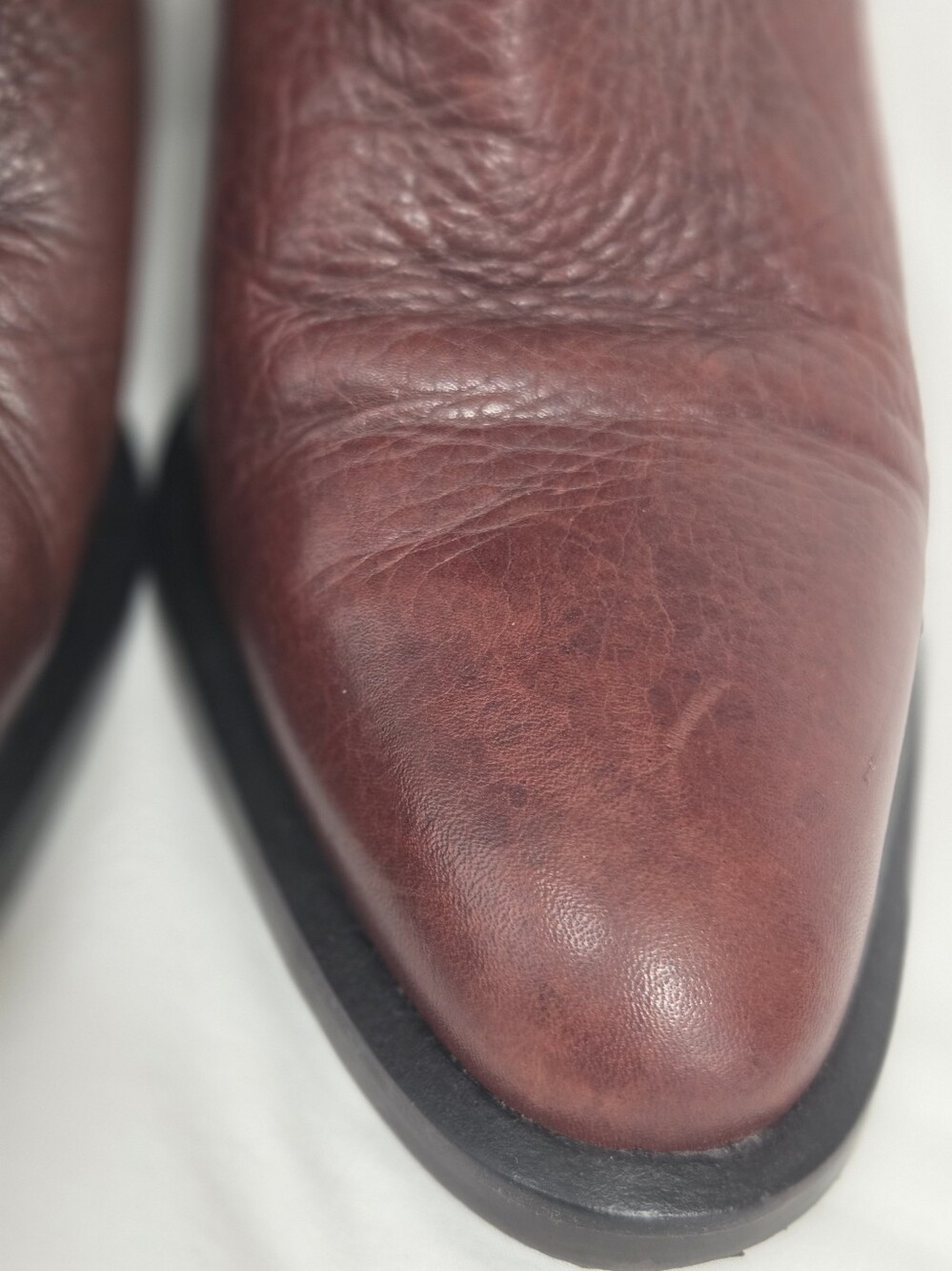 Vintage Nicole Force Brown Leather Western Boots 7 - Picture 9 of 16